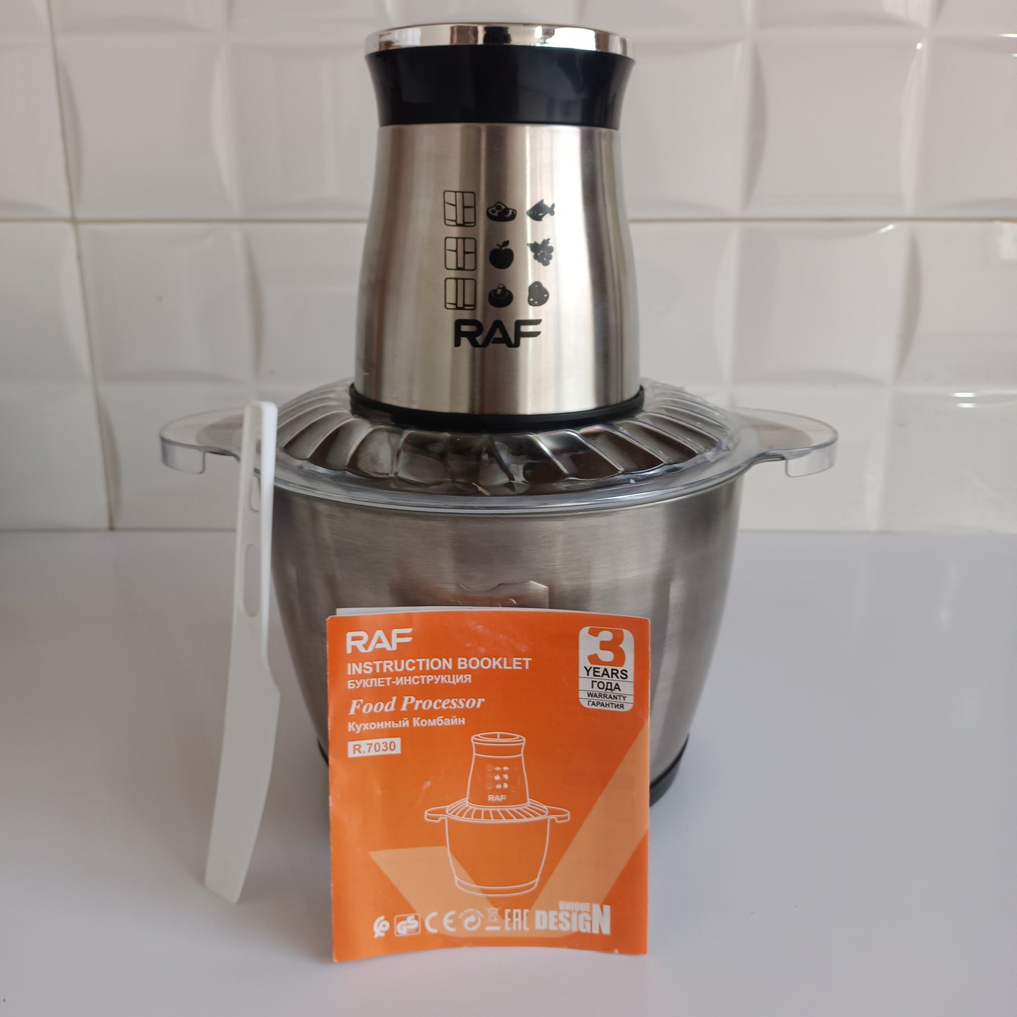 RAF Food Processor Chopper (3 years warrantee )